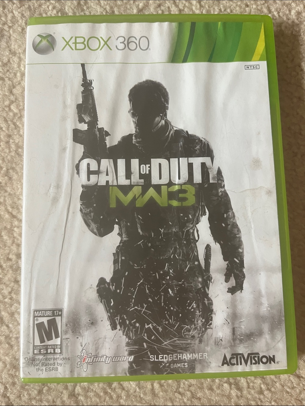 XBOX360 Call of Duty MW3 game